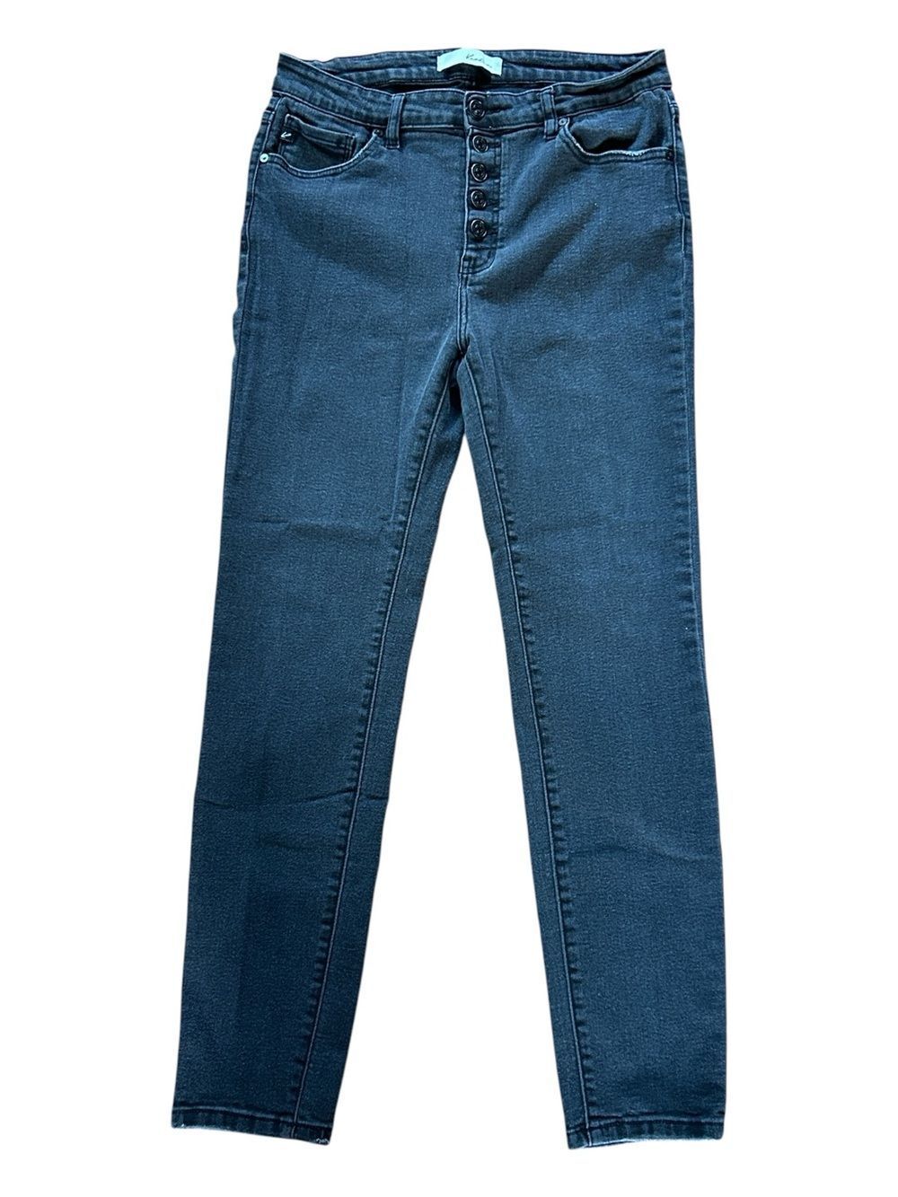 KanCan High-Rise Button-Fly Women's Black Skinny Jeans